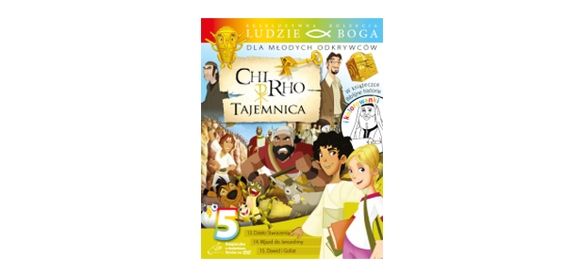 CHI RHO Tajemnica - kolekcja LUDZIE BOGA dla młodych odkrywców - książeczka nr 5 z DVD
